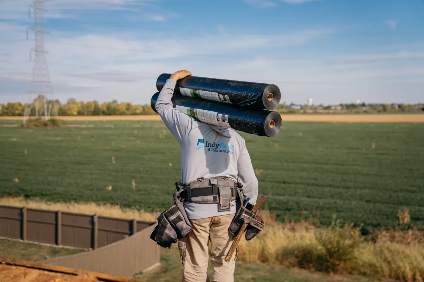 Commercial roof inspection documented in Ellettsville
